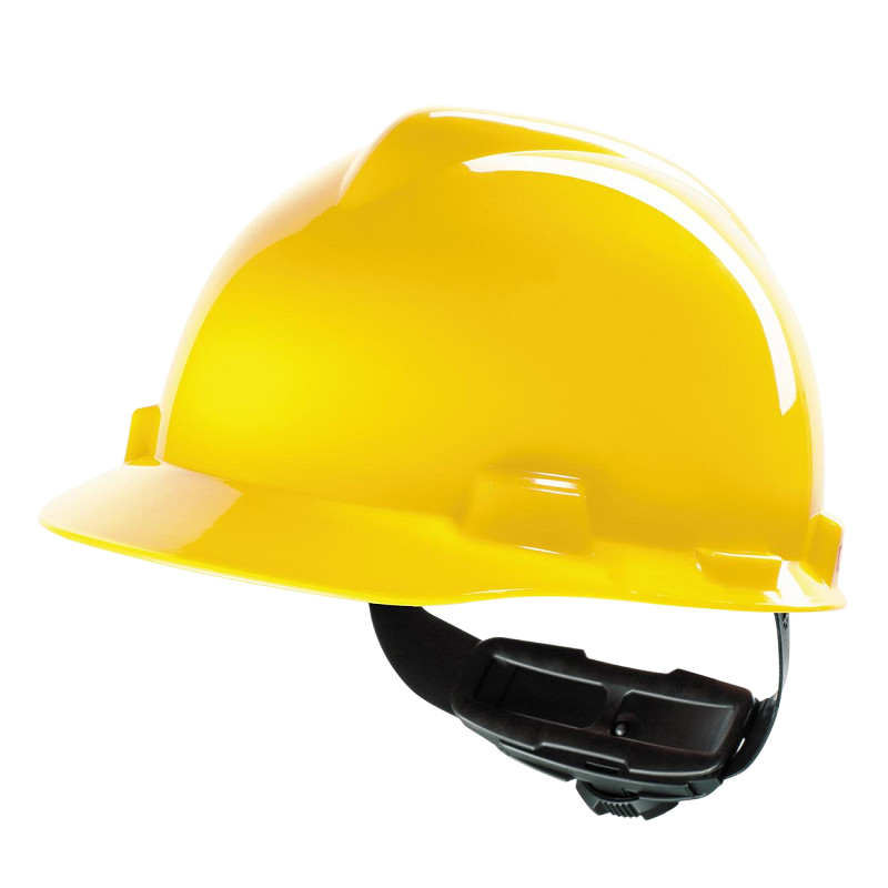 Msa helm v-gard draaiknop Geel