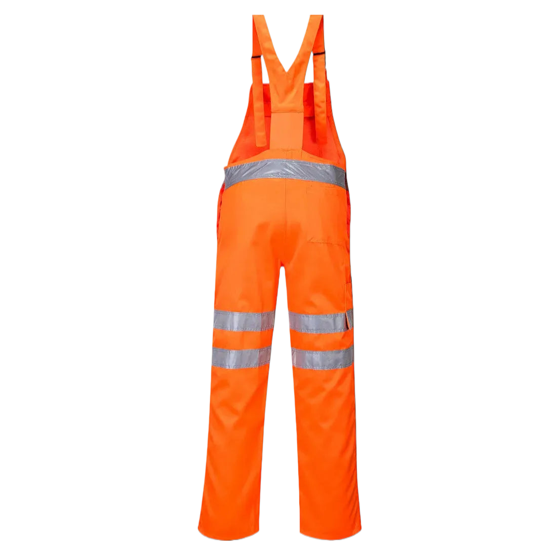 PortWest Hi-Vis Polyester Katoenen Amerikaanse Overall Oranje RT43