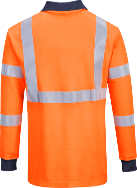 PortWest ModaFlame Hi-Vis Polo Shirt FR76 🔥