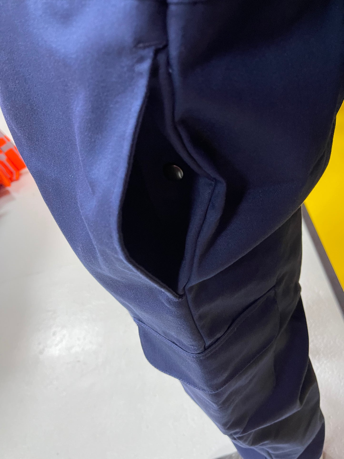 Hydrowear Mierlo Vlamvertragend overall met kniezakken marine blauw🔥