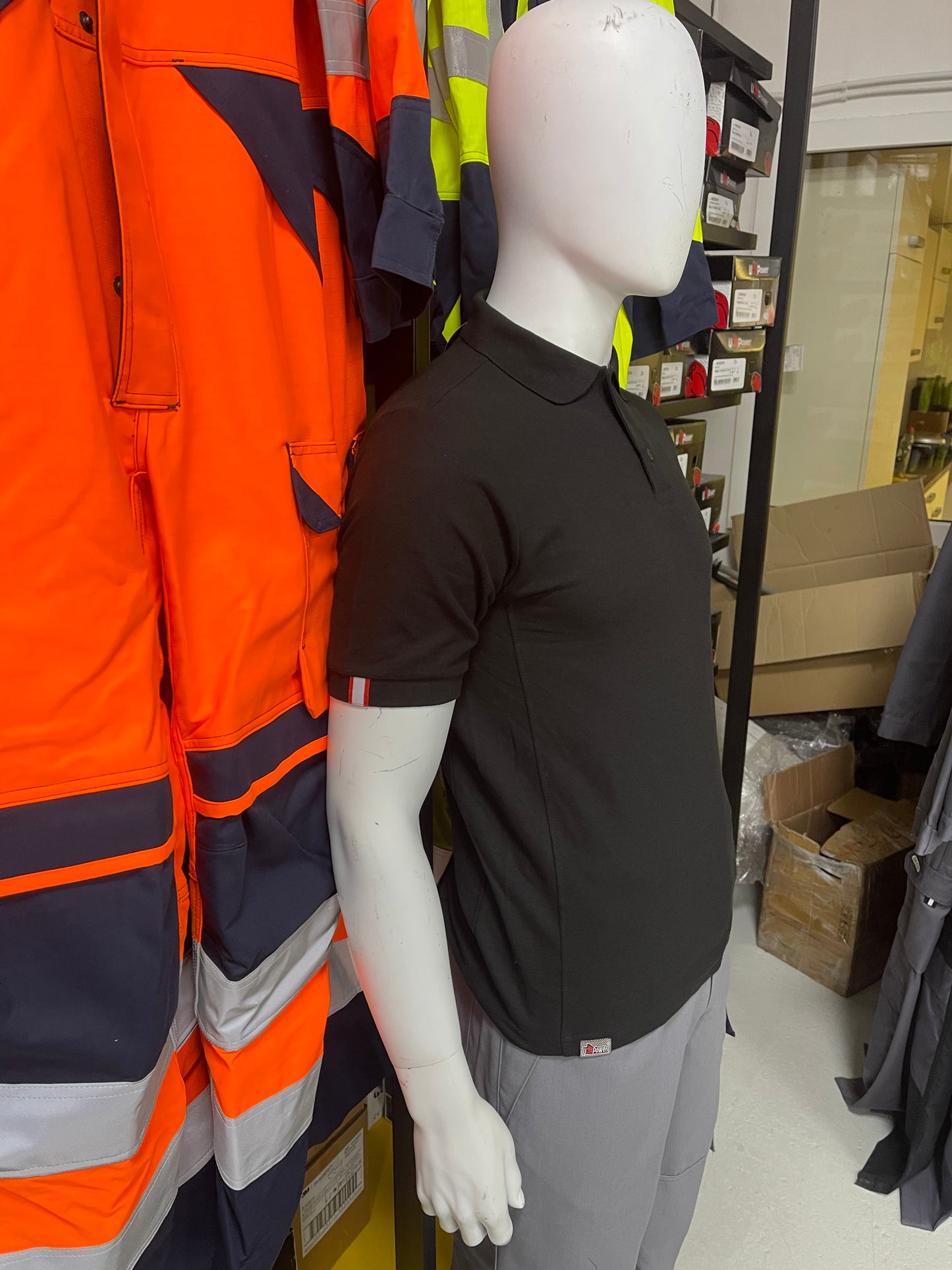 Upower Polo Shirt Gap Black Carbon