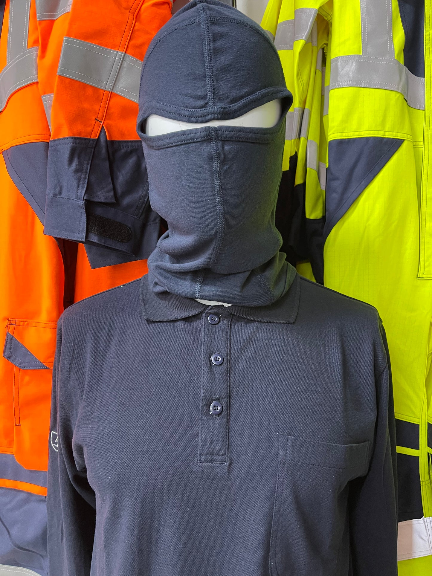 Hydrowear Montreal Vlamvertragende Polo Shirt Marineblauw π₯