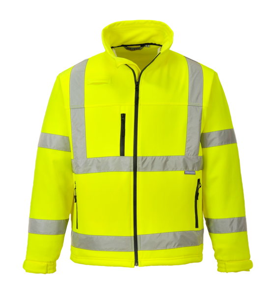 PortWest Hi-Vis Softshell Jacket S424