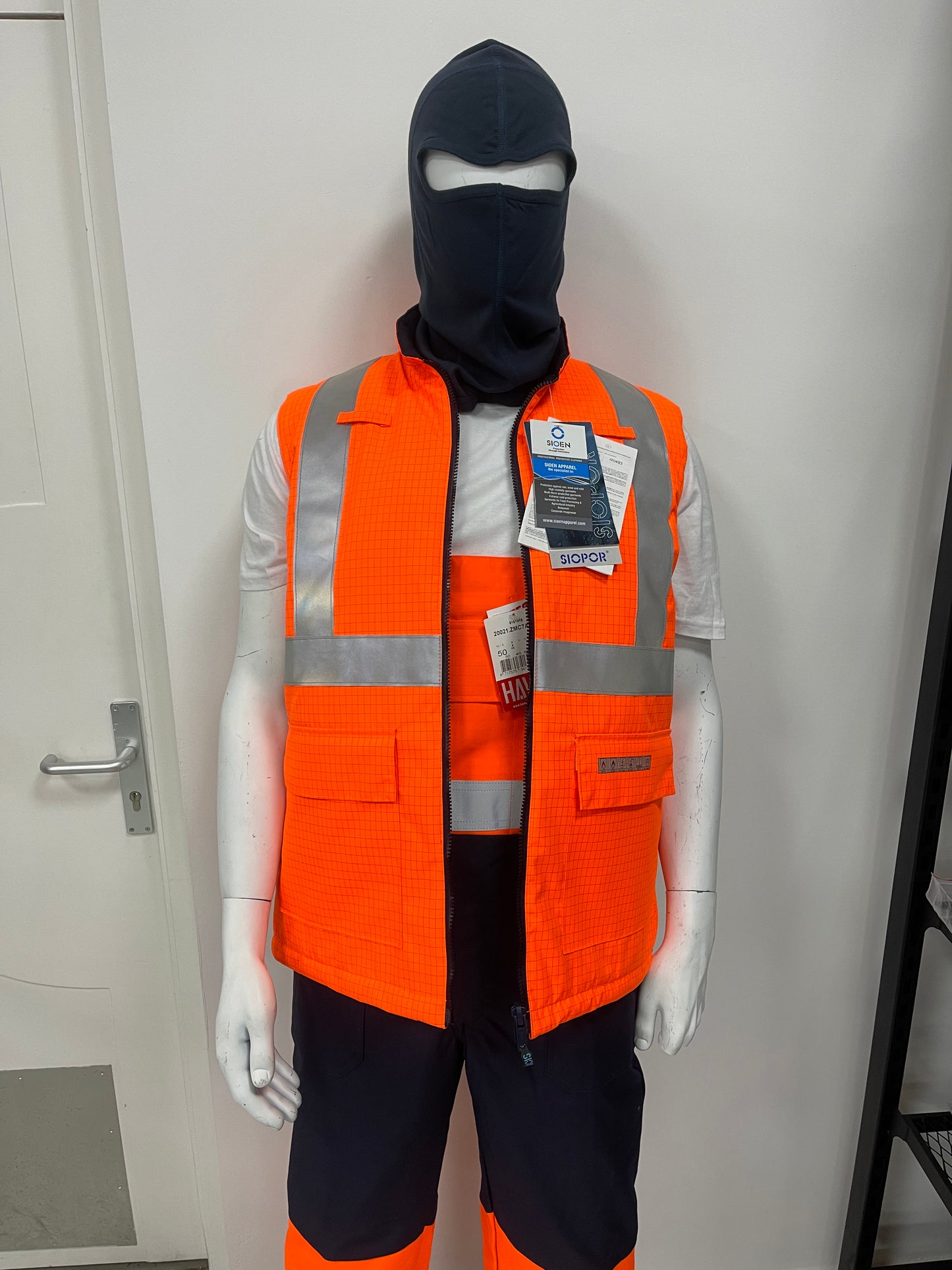 Sioen vlamvertragend bodywarmer π₯