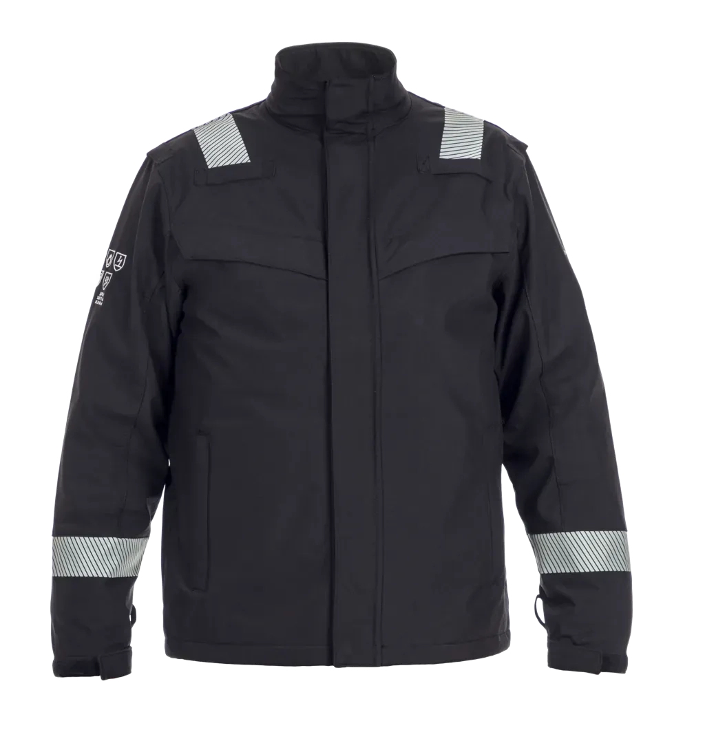Softshell jack Multinorm Menorca Zwart