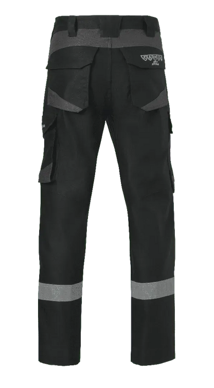 Hydrowear WerkBroek Multinorm Jakarta multistretch Zwart+Grijs 🔥
