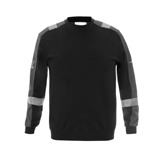 Hydrowear Sweater Multinorm Jimma zwart - grijs