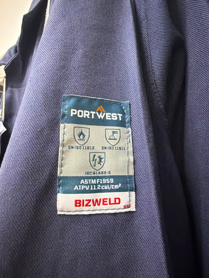Portwest Bizweld Work FR Klassieke Overall Marine BZ506 🔥