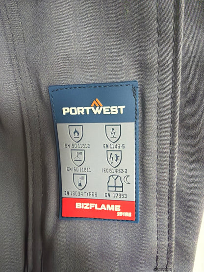 Portwest FR417 - FR chemisch bestendige broek Grijs 🔥