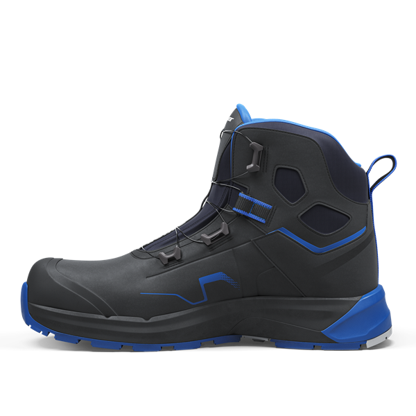 Solid Gear Sonar Midden Zwart/Blauw Werkschoen