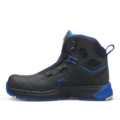 Solid Gear Sonar Midden Zwart/Blauw Werkschoen