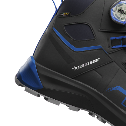 Solid Gear Sonar Midden Zwart/Blauw Werkschoen
