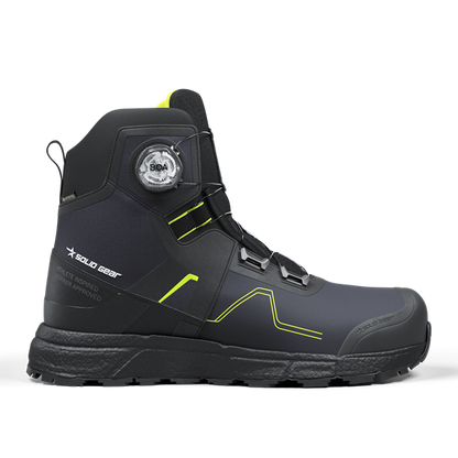 Solid Gear Revolution 2 GTX Mid Zwart/Groen S7S Werkschoen