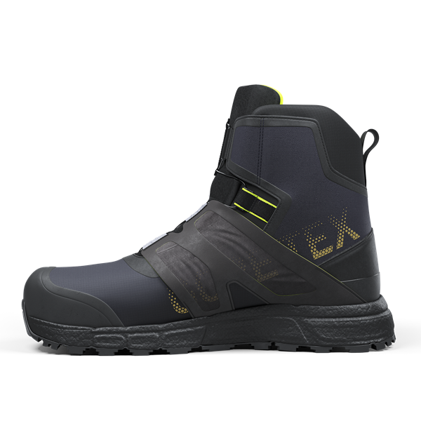 Solid Gear Revolution 2 GTX Mid Zwart/Groen S7S Werkschoen