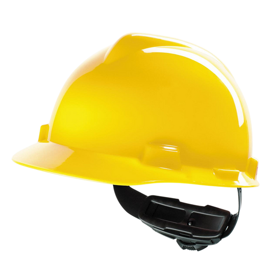 Msa helm v-gard draaiknop Geel