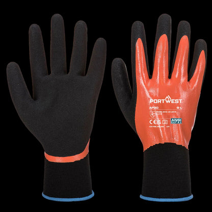 AP30 - Dermi Pro Handschoen Oranje/zwart