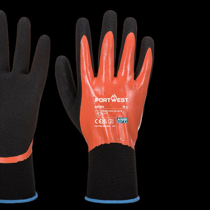 AP30 - Dermi Pro Handschoen Oranje/zwart