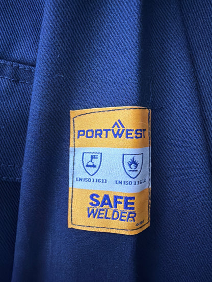 Portwest CE Safe-Welder Overall Marine C030 🔥