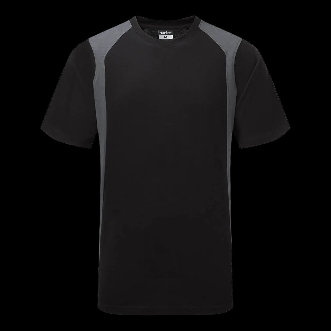 WX2 Lightweight Cotton T-Shirt S/S Zwart/grijs CD811