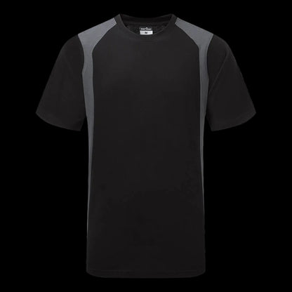 WX2 Lightweight Cotton T-Shirt S/S Zwart/grijs CD811