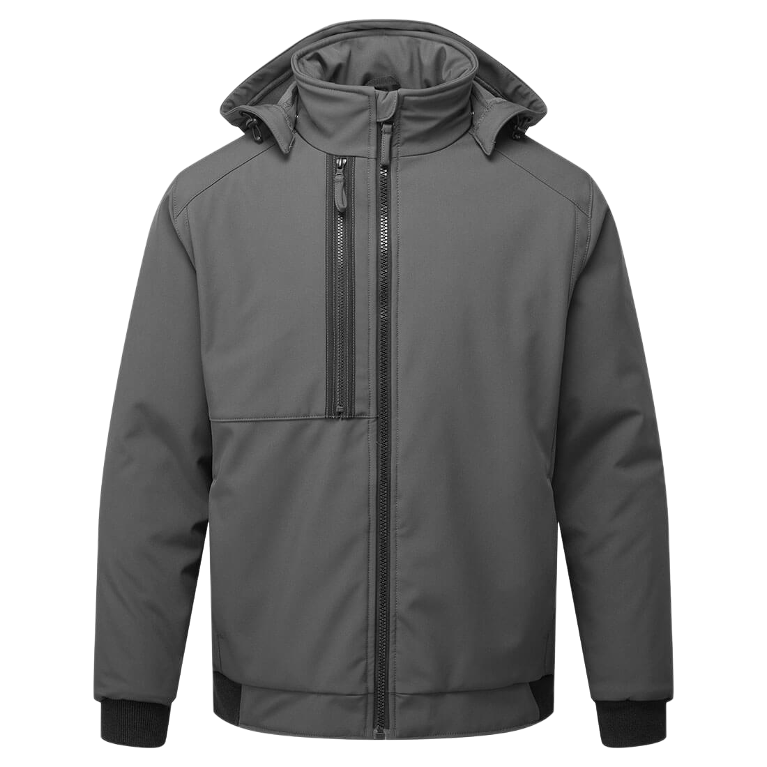 PortWest CD874 - WX2 Eco Gevoerde Softshell 2 (L) Mol grijs
