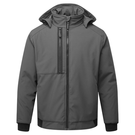 CD874 - WX2 Eco Gevoerde Softshell 2 (L) Mol grijs