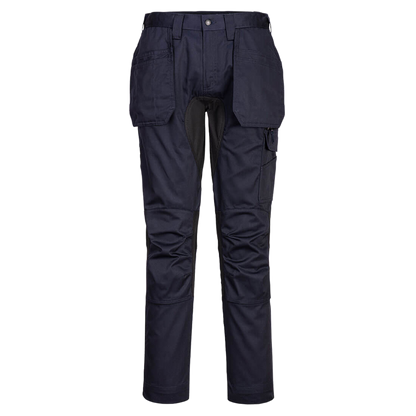 PortWest Stretch Panel Holster Trousers Navy CD883