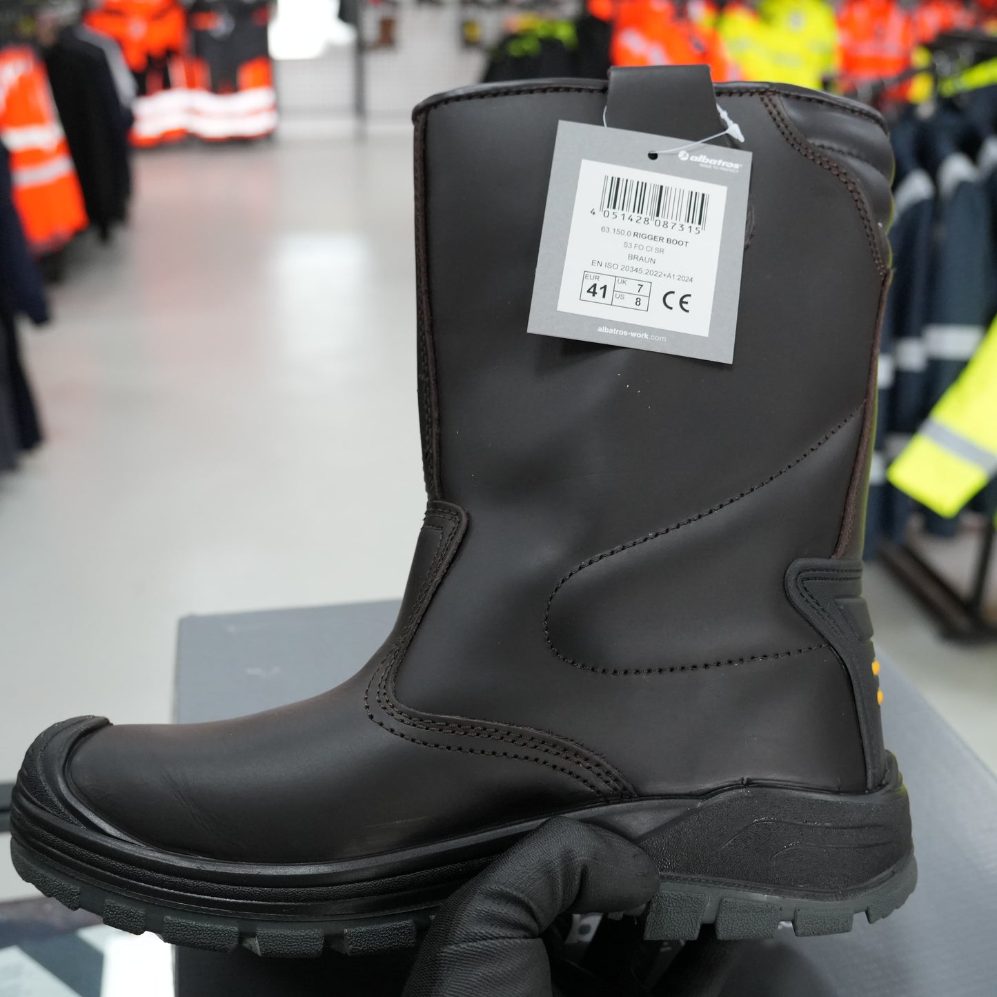 Werklaarzen Albatros Rigger Bruin S3 FO CI SR