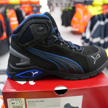 Puma rio black mid S3 Werkschoenen