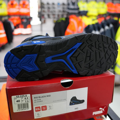 Puma rio black mid S3 Werkschoenen
