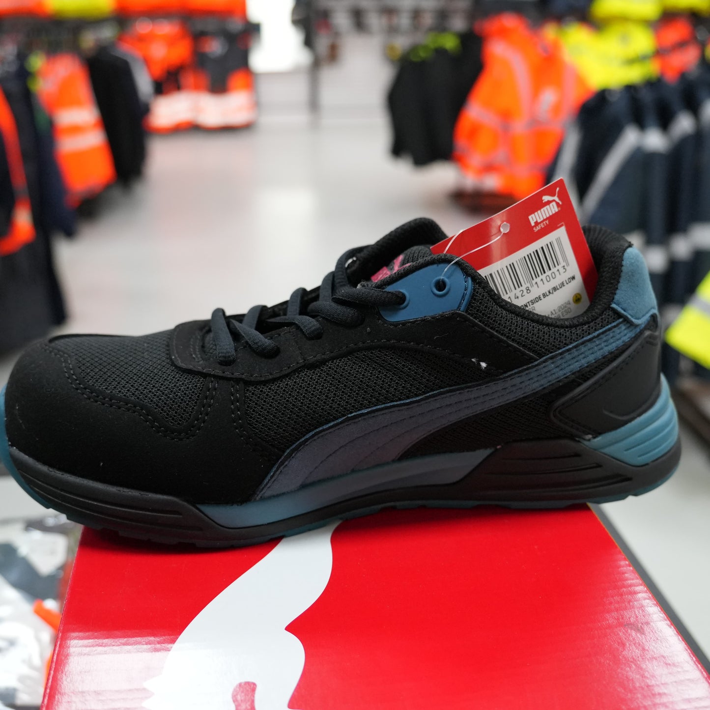 Puma FRONTSIDE BLK/BLUE LOW S1PS Werkschoen ESD FO HRO SR