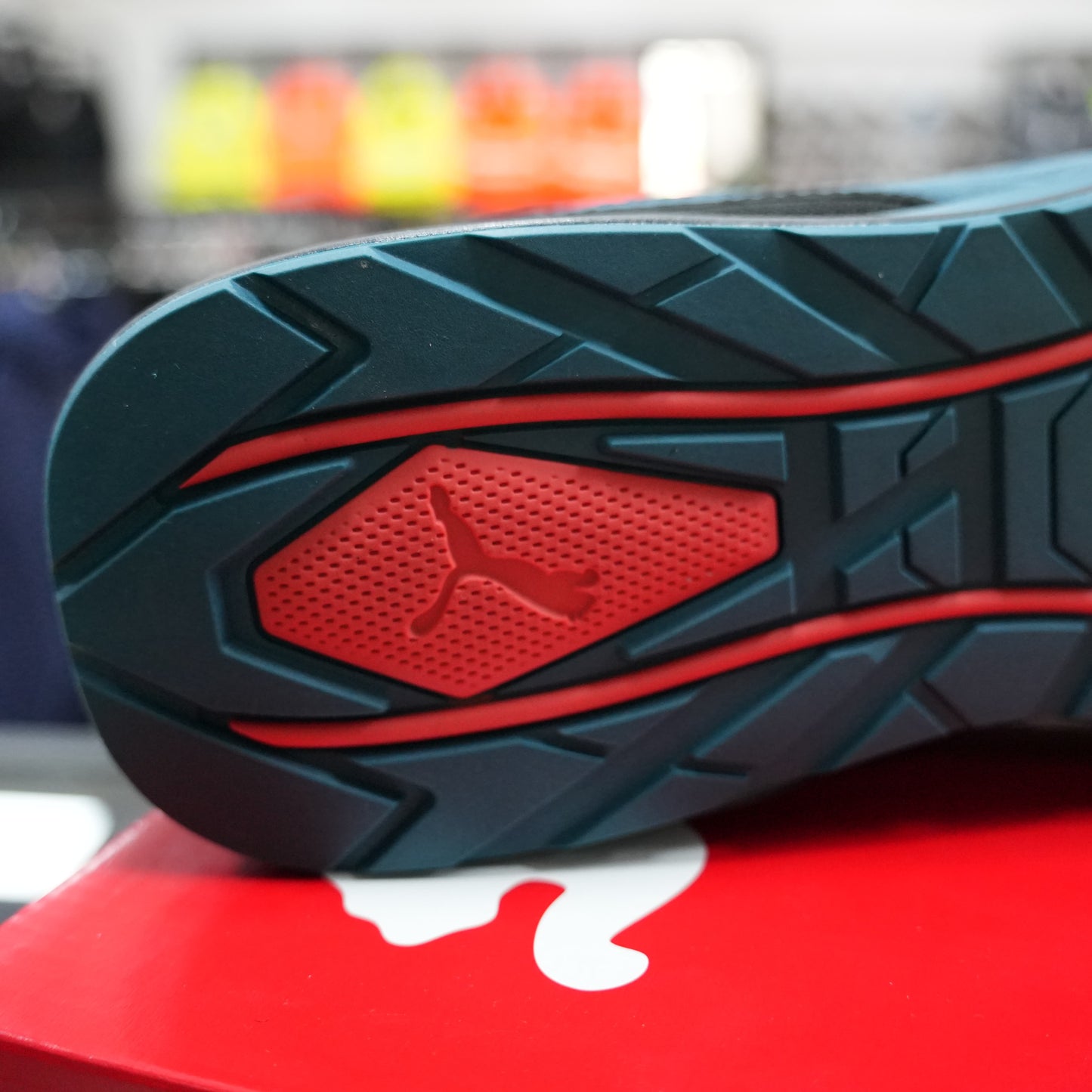 Puma FRONTSIDE BLK/BLUE LOW S1PS Werkschoen ESD FO HRO SR