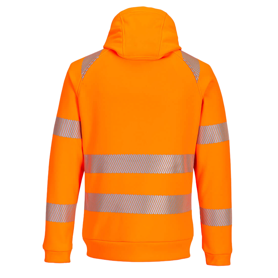 PortWest  Hi-Vis Hoodie Met Rits DX484