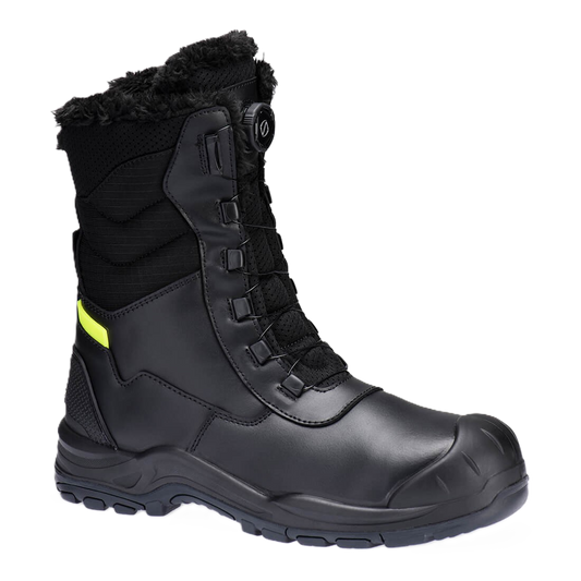 Winterlaars Stalen Lederen  S3L SC HRO CI SR Zwart FD05