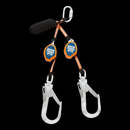 FP81 - 2.5m Self Retract Lifeline 140kg Zwart/Oranje