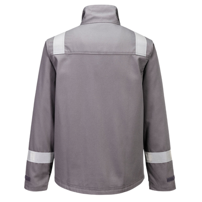 FR609 - Vlamvertragend Chemicaliënwerend Jack Grijs