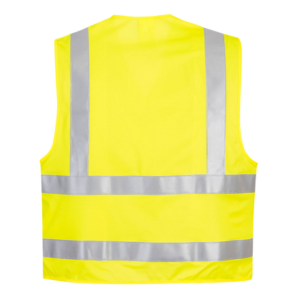 Hi-Vis Vest - Vlamvertragend Geel FR75 🔥