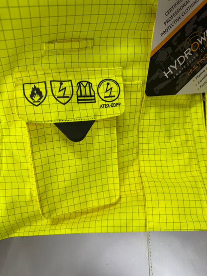 Bodywarmer Multinorm Metz Fluor Geel - Marine 🔥