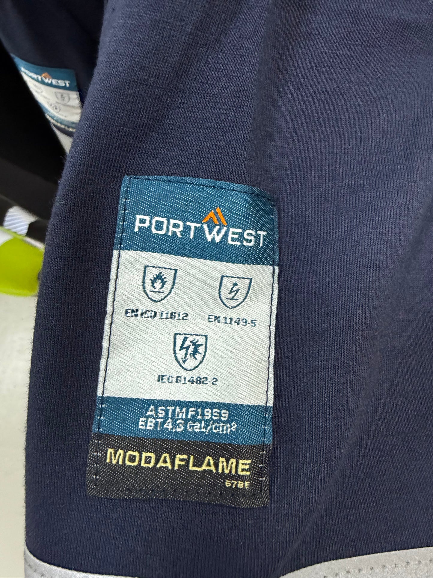 PortWest ModaFlame Lona Polo Shirt Marine FR03 🔥