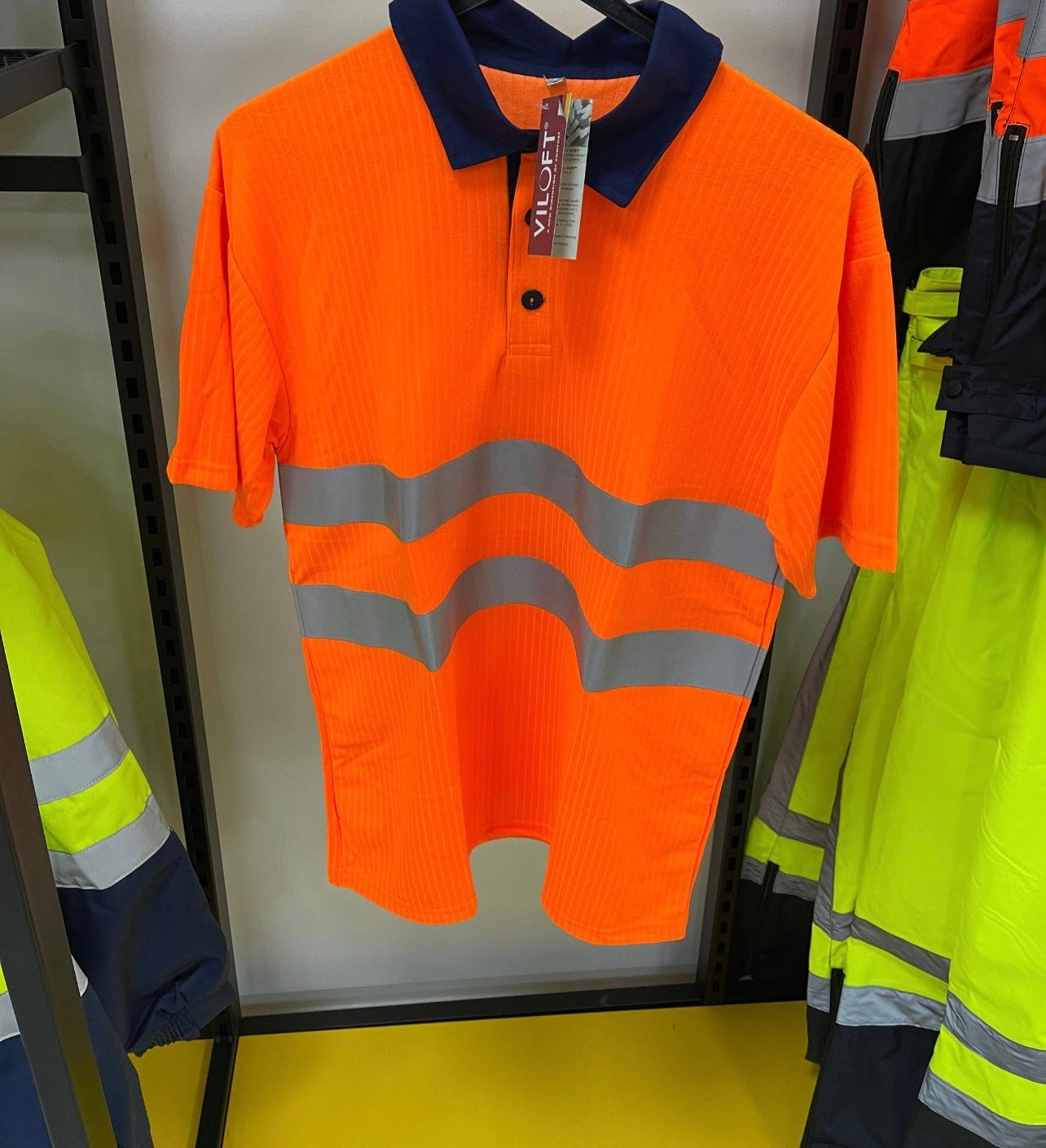 Viloft polo hi-vis oranje
