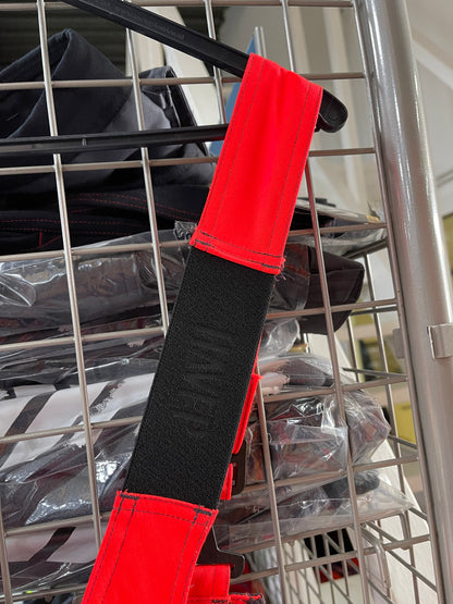 HAVEP TUINBROEK HIGH VIS 2074 ROOD/CHARCOAL GRIJS