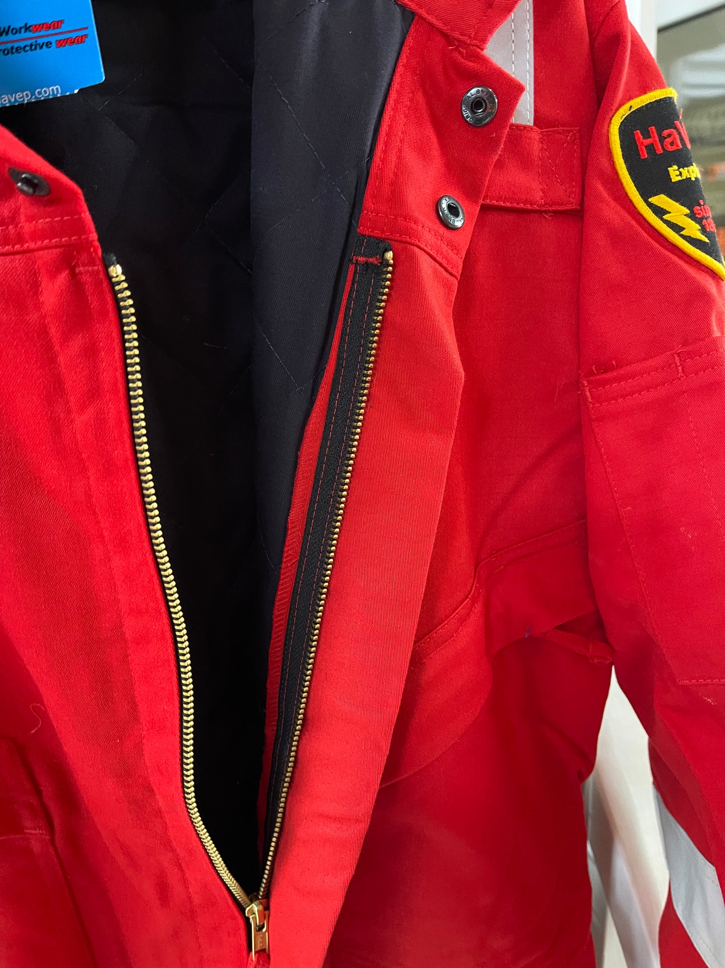 Havep Rood Winter Vlamvertragende Gevoerde overall 🔥