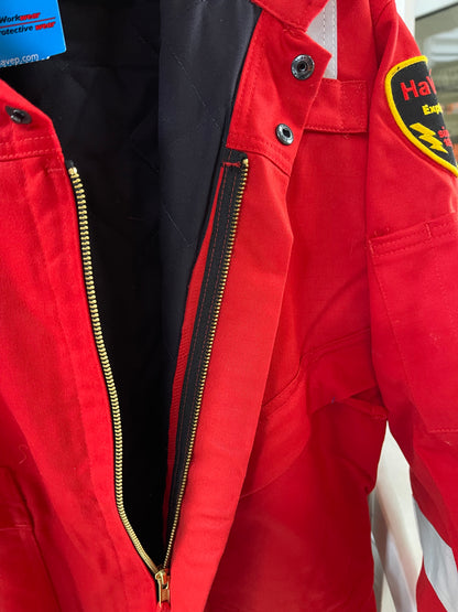Havep Rood Winter Vlamvertragende Gevoerde overall 🔥