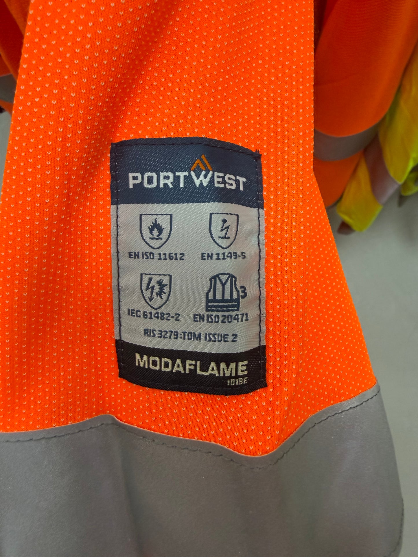 PortWest ModaFlame Hi-Vis Polo Shirt FR76 🔥
