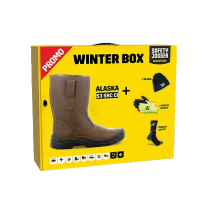 Safety jogger alaska S3 gevoerde werklaars winterbox