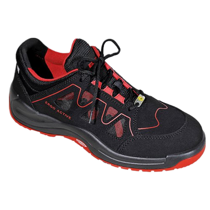 Elten S1P grant red low werkschoenen