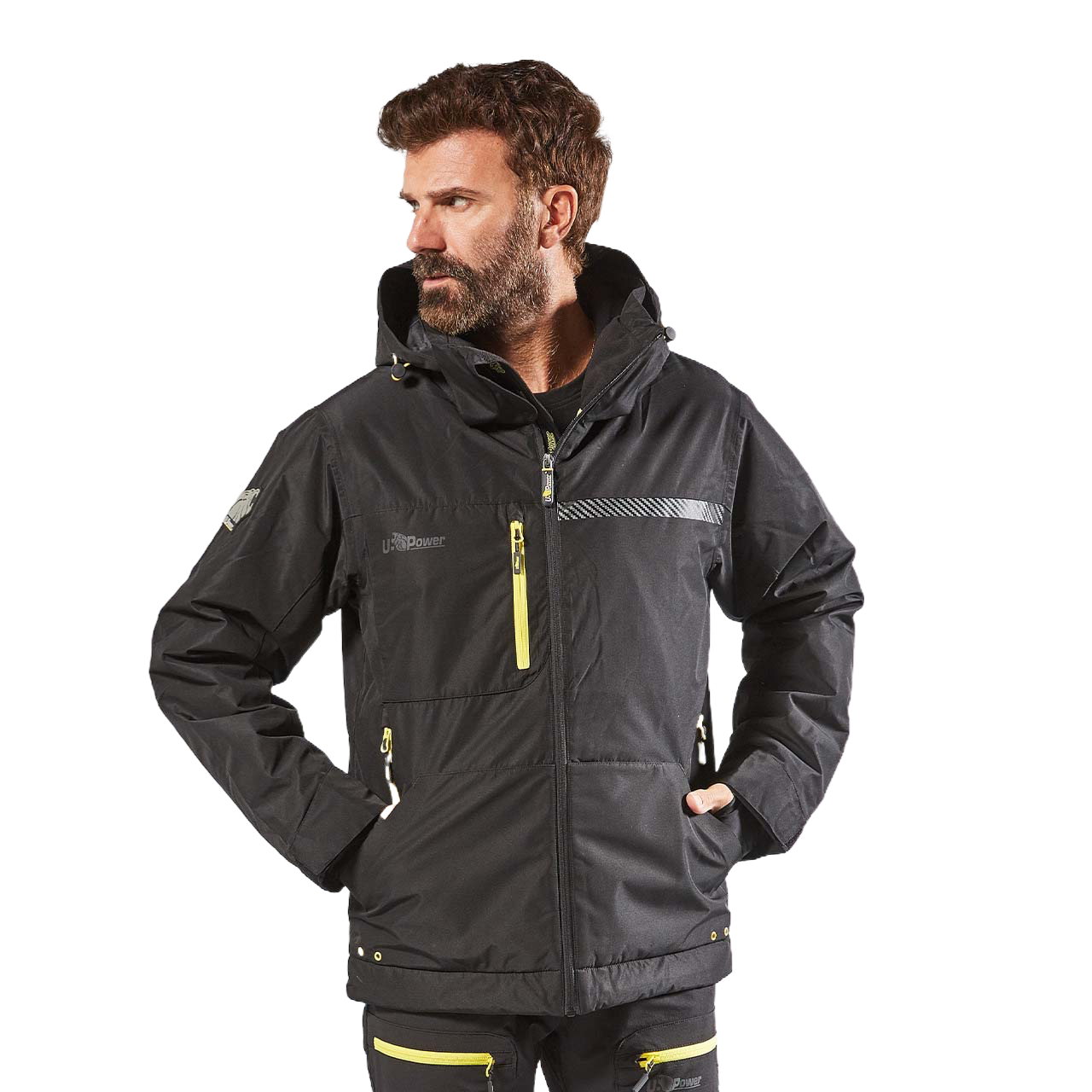 Upower Wink Winter Werkjas Supremacy Black Carbon