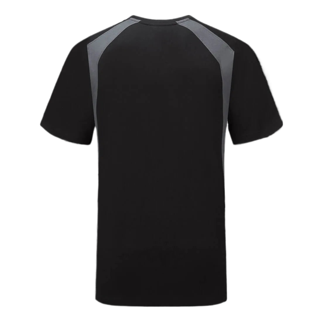 PortWest WX2 Lightweight Cotton T-Shirt S/S Zwart/grijs CD811