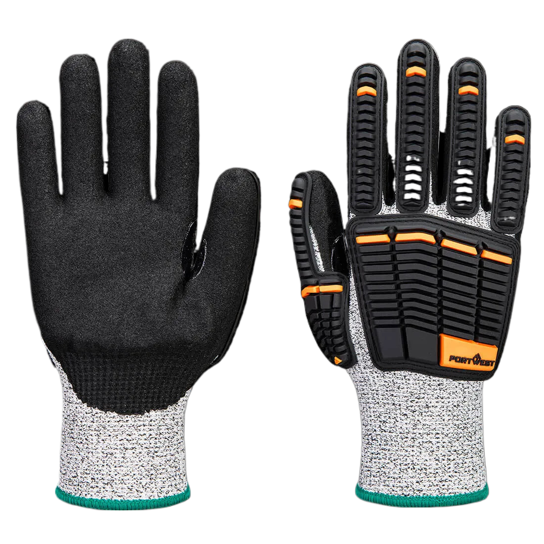 A718 - Impact C13 Nitril foam Handschoen Grijs/zwart