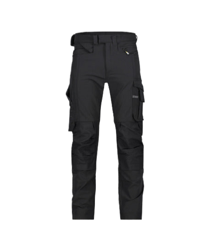 Dassy Impax 4Way SuperFlex Stretch Werkbroek Met Kniezakken Cordura Slimfit zwart